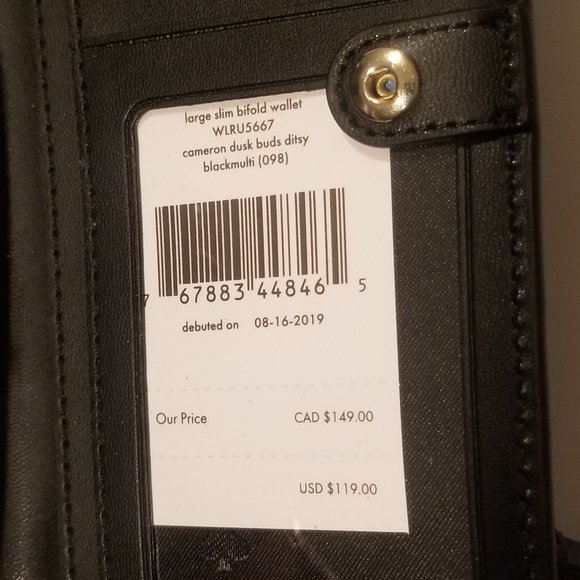 Kate Spade Large Slim Bifold Wallet - Picture 3 of 4